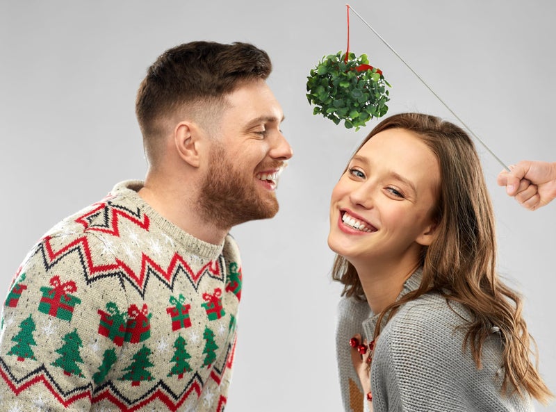 Iconikal 2-Pack Extendable Mistletoe-On-A-Stick - Funny Christmas Gag Gift Photo Booth Prop Holiday Joke - Image 4